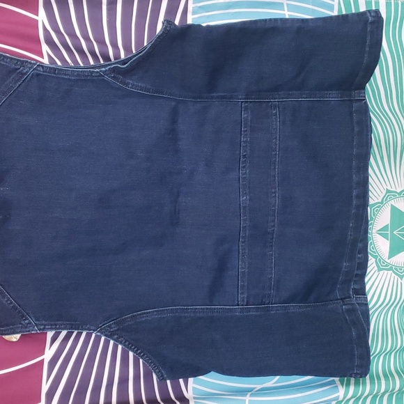 Ladies Western Honey Creek Denim Vest Scully Leather=PMNAT1 - Picture 4 of 4